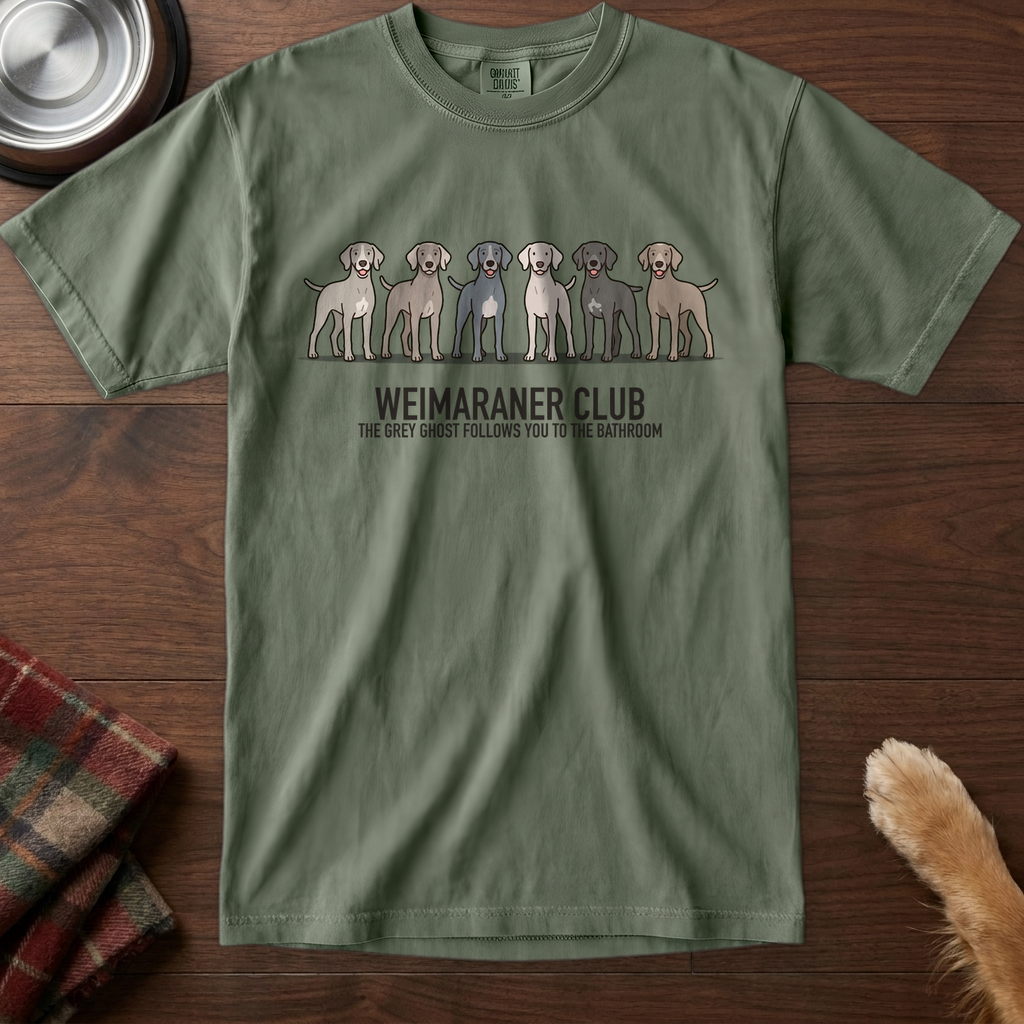lineupv1:weimaraner-club-lineup-t-shirt:Moss