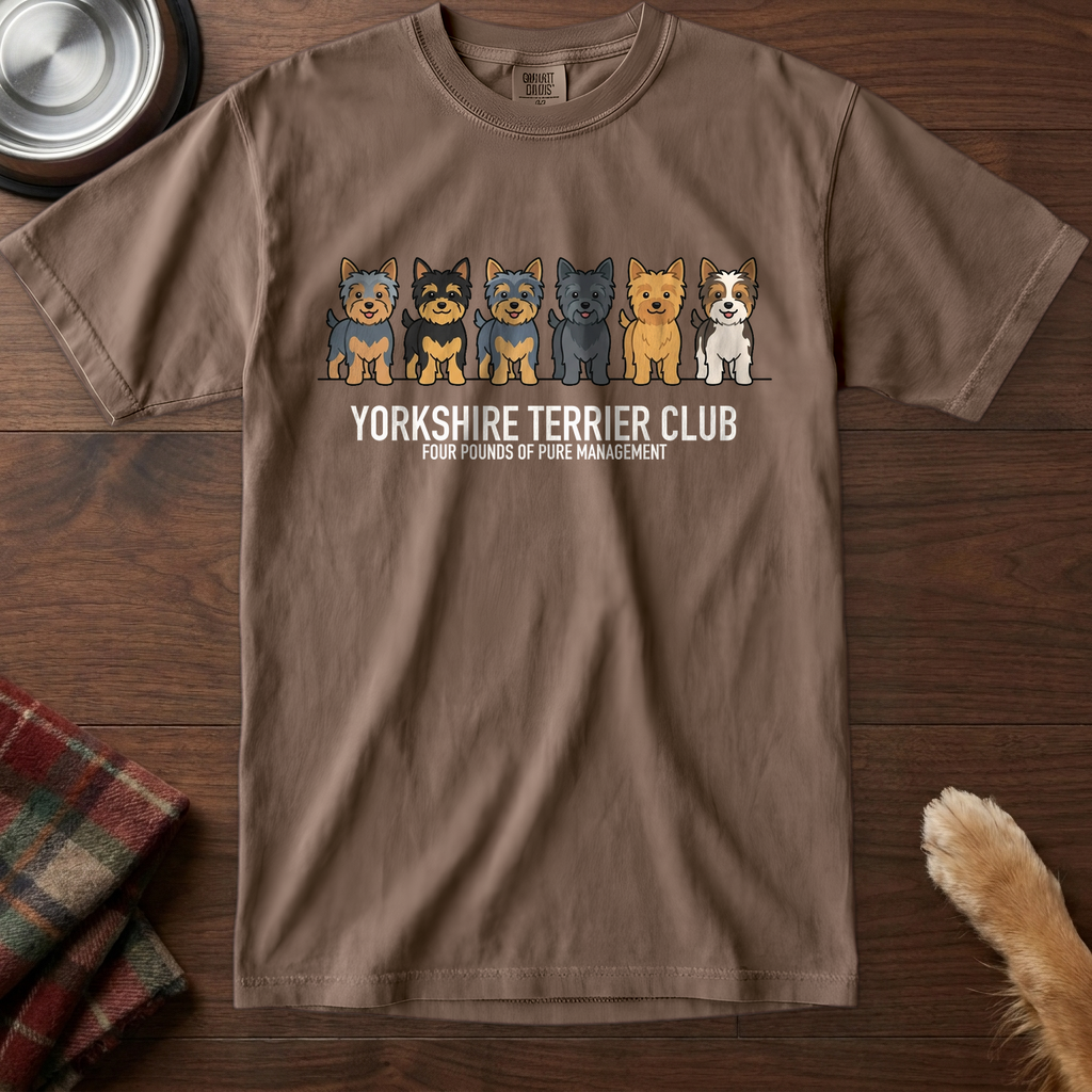 lineupv1:yorkshire-terrier-club-lineup-t-shirt:Espresso