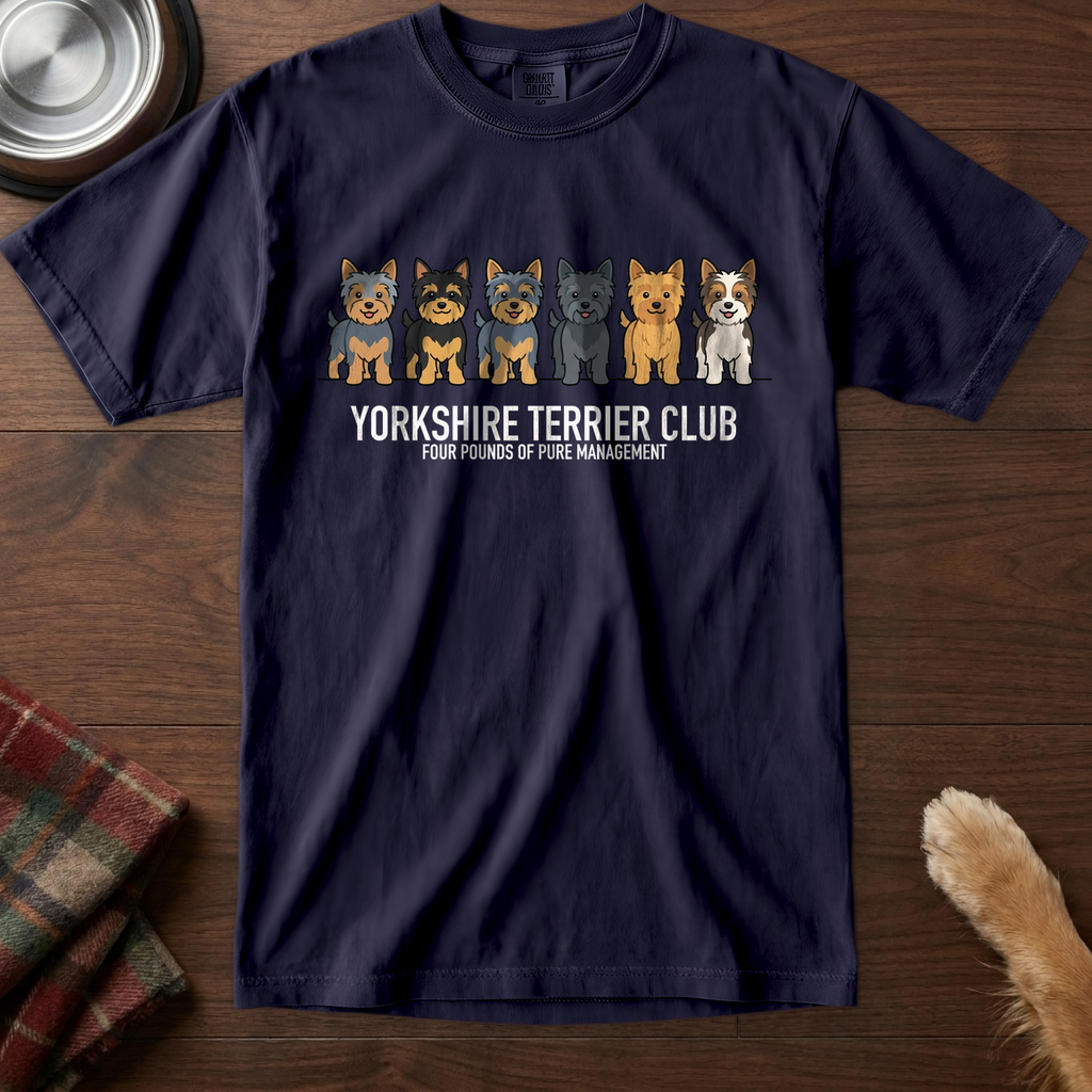 lineupv1:yorkshire-terrier-club-lineup-t-shirt:True Navy
